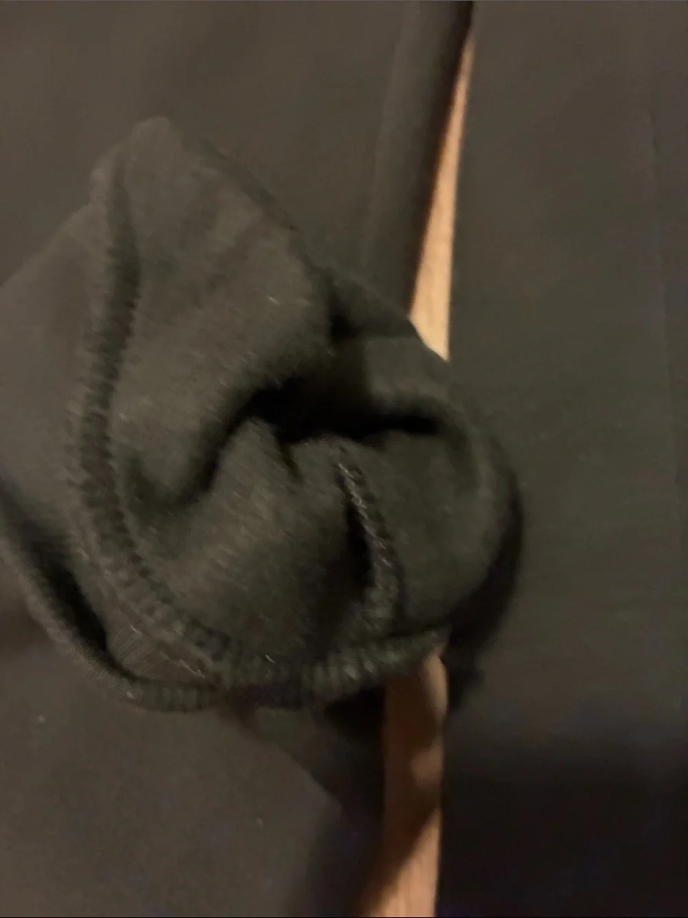 Men's Modern Black Slim Fit Joggers With Zipper Side Pockets- NWT